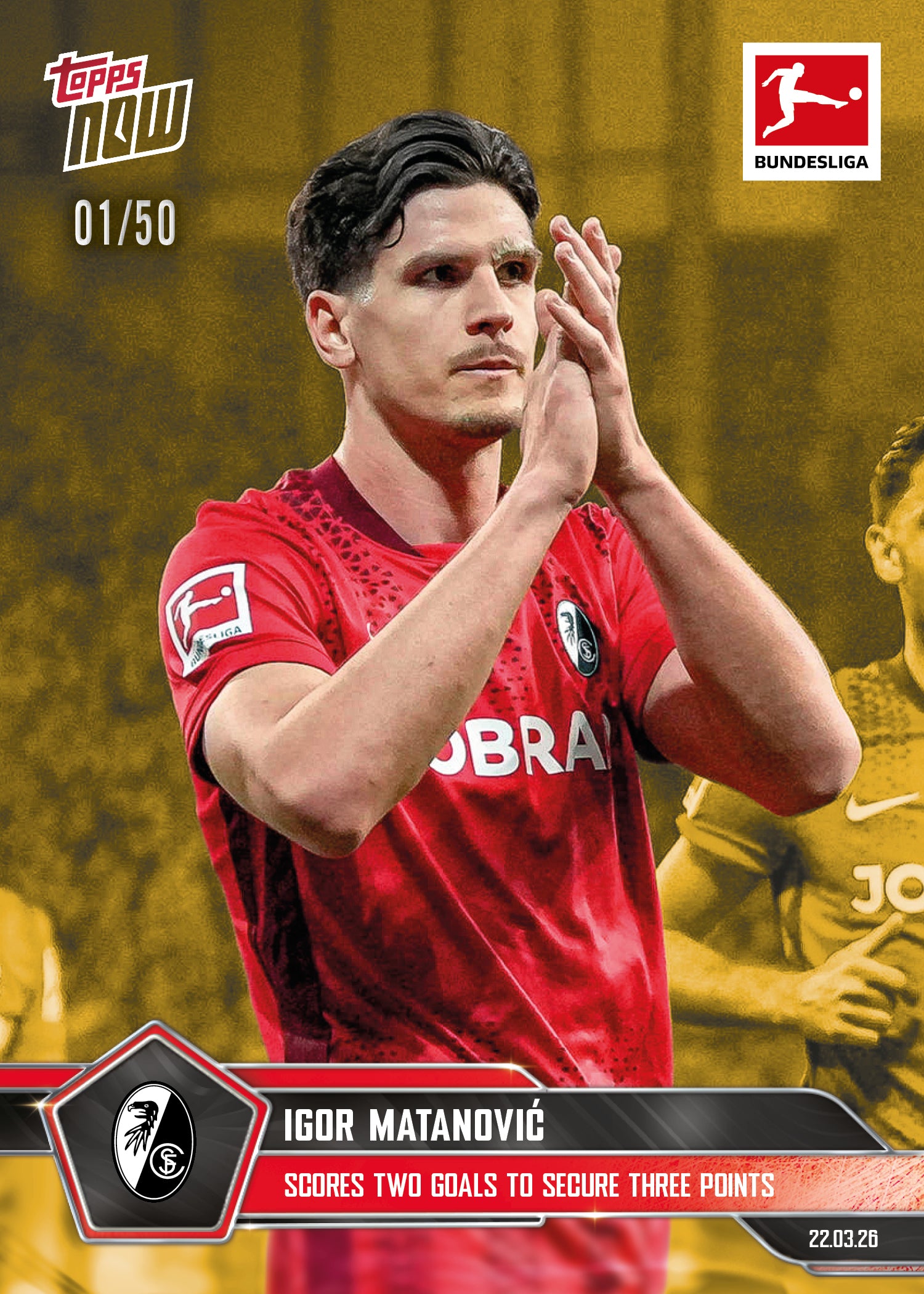 Igor Matanović - 2025-26 Bundesliga Topps NOW - Card 155 - PR: 97 - Image 6
