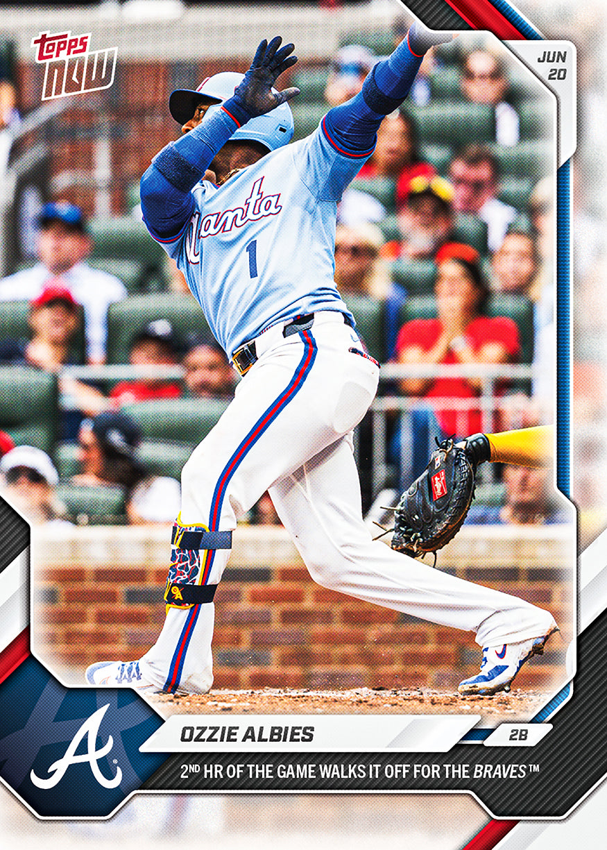 Ozzie Albies - 2026 MLB Topps NOW - Card 356 - PR: 800