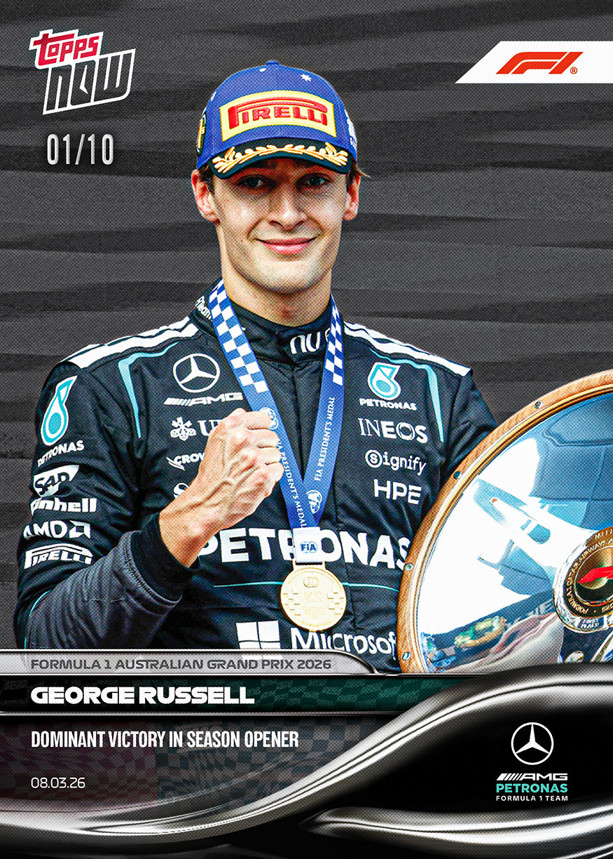 George Russell - 2026 Formula 1 Topps NOW - Card 14 - PR: 5007 - Image 5