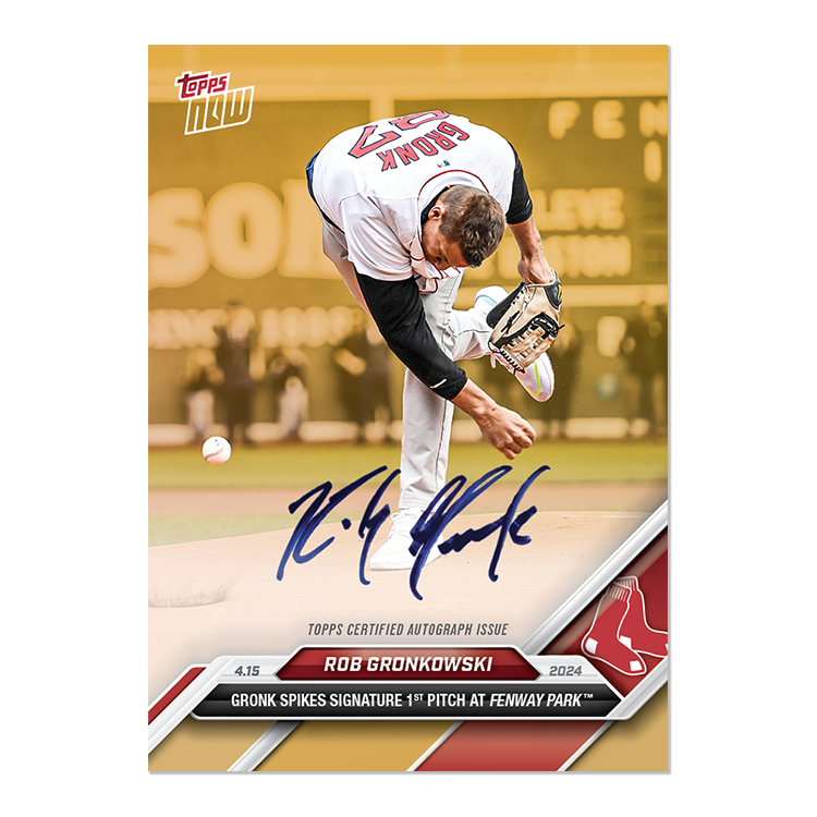 On-Card Autograph # to 49 or Lower - Rob Gronkowski - 2024 MLB TOPPS NOW Card 78 - Image 8