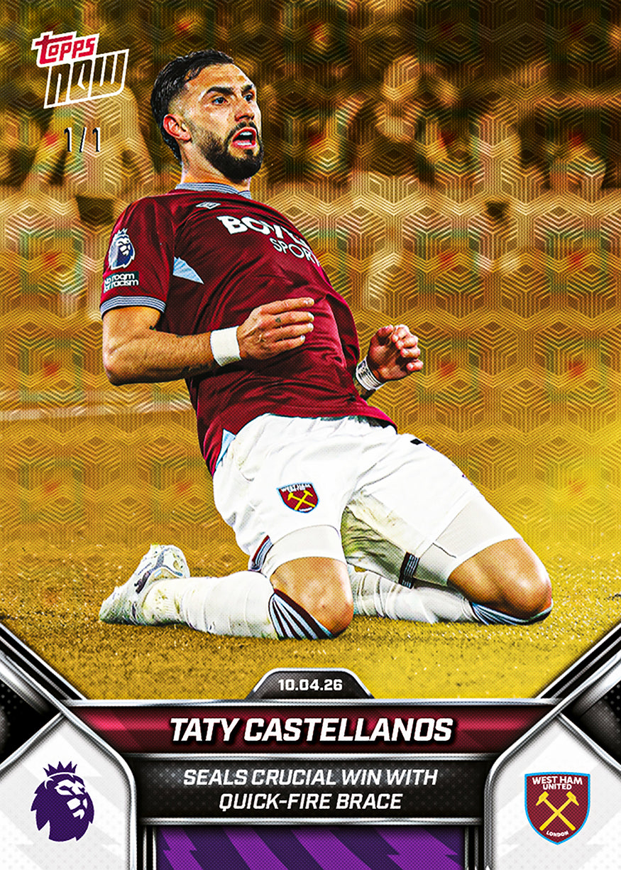 Taty Castellanos - 2025-26 Premier League Topps NOW - Card 165 - PR: 269 - Image 2