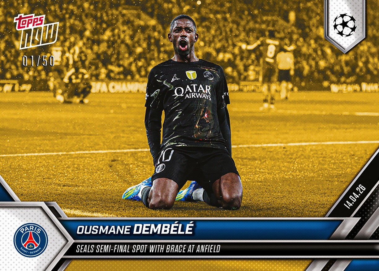 Ousmane Dembélé - 2025-26 UCL Topps NOW - Card 121 - PR: 538 - Image 6