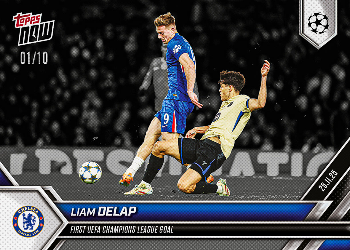Liam Delap - 2025-26 UCL Topps NOW - Card 51 - PR: 342 - Image 4
