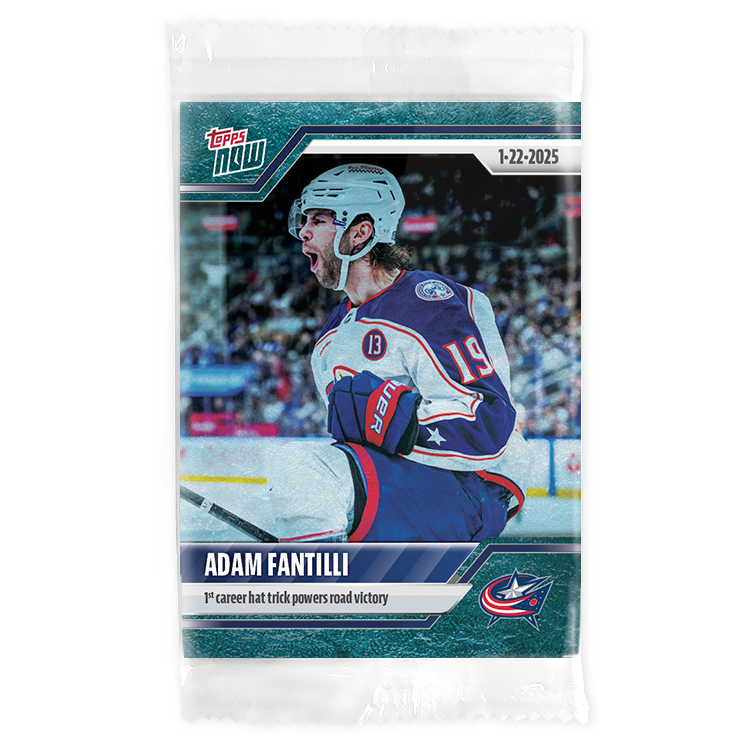 Adam Fantilli - 2024-25 NHL Topps NOW - Sticker 94 - PR: 165 - Image 3