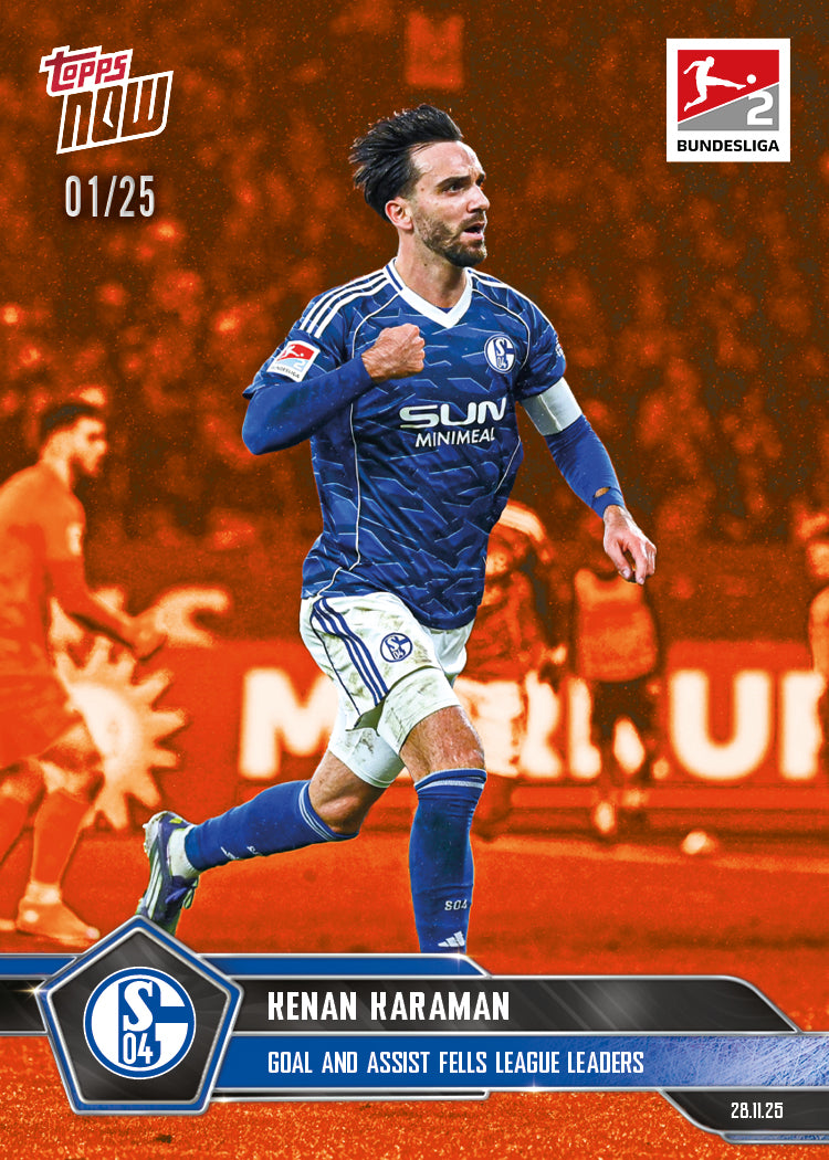 Kenan Karaman - 2025-26 Bundesliga Topps NOW - Card 69 - PR: 410 - Image 5