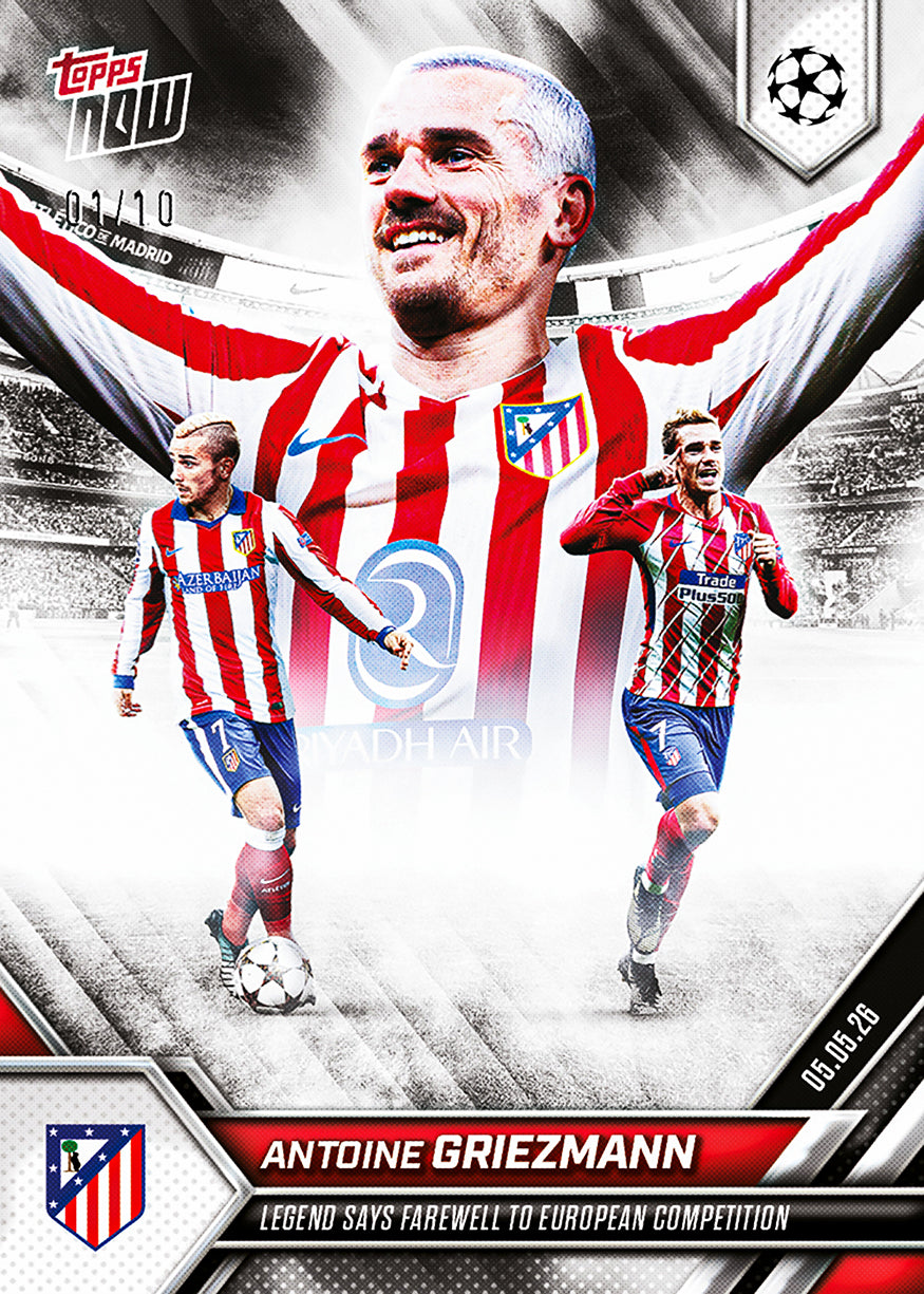 Antoine Griezmann - 2025-26 UCL Topps NOW - Card 134 - PR: 2335 - Image 5
