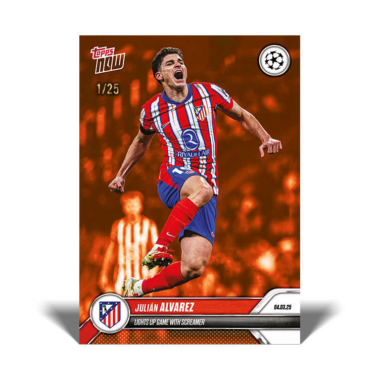 Julián Alvarez - 2024-25 UCL Topps NOW Card 113 - PR: 434 - Image 4