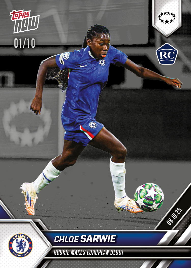 Chloe Sarwie - 2025-26 UWCL Topps NOW - Card 2 - Image 4