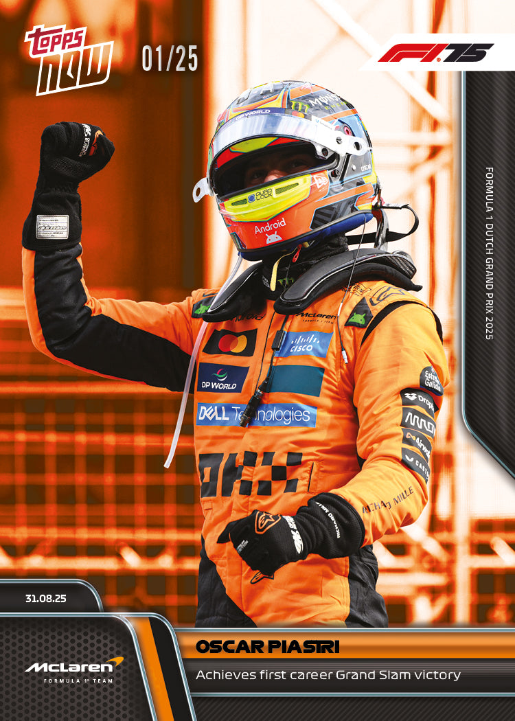 Oscar Piastri - 2025 Formula 1 Topps NOW - Card 57 - PR: 5164 - Image 5