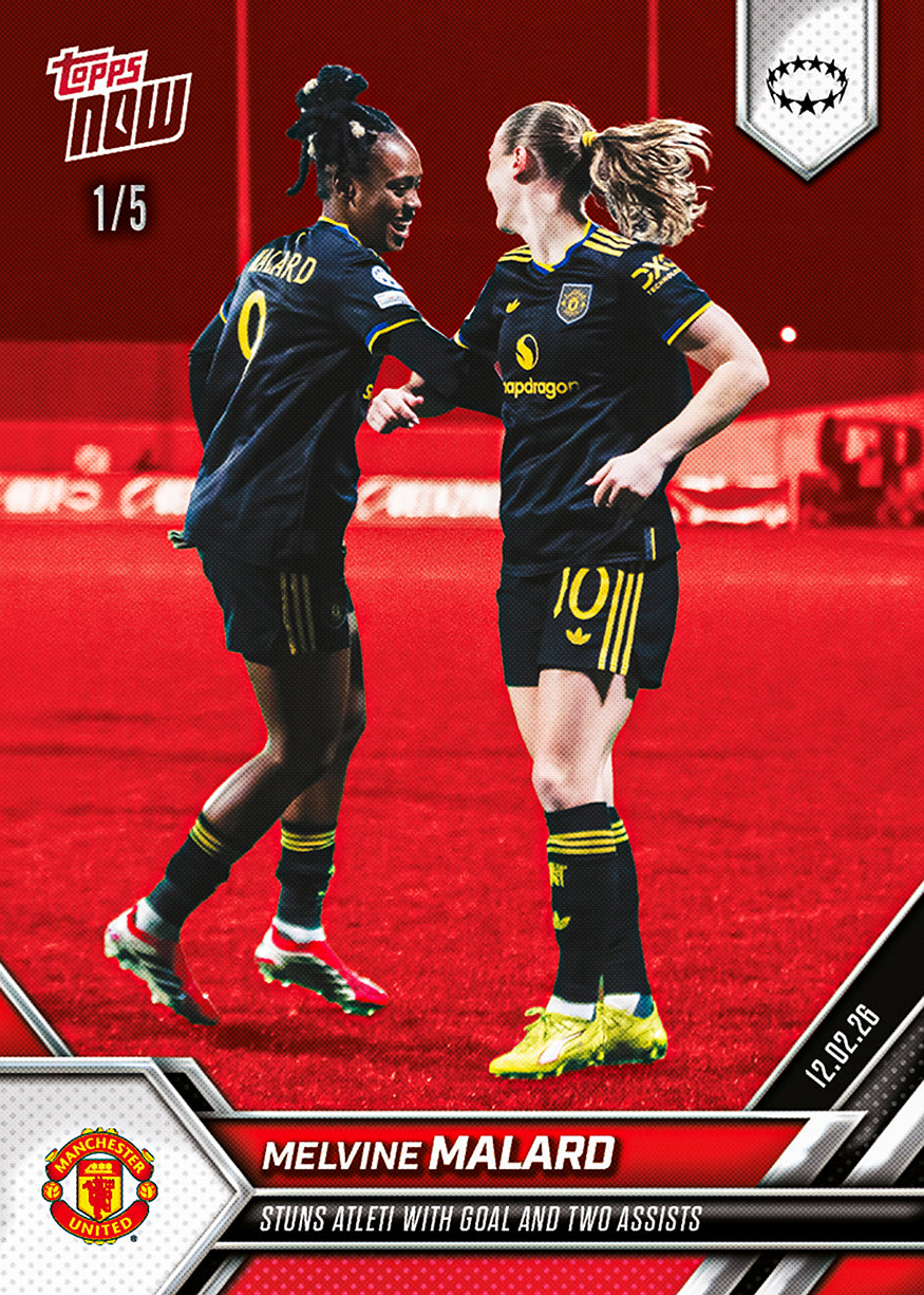 Melvine Malard - 2025-26 UWCL Topps NOW - Card 19 - PR: 224 - Image 3