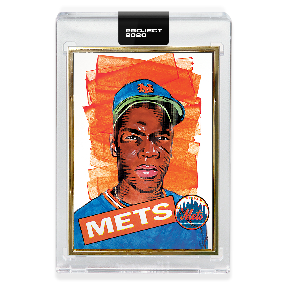 Topps PROJECT 2020 Card 228 - 1985 Dwight Gooden by Blake Jamieson - Print run: 4719 - Image 2