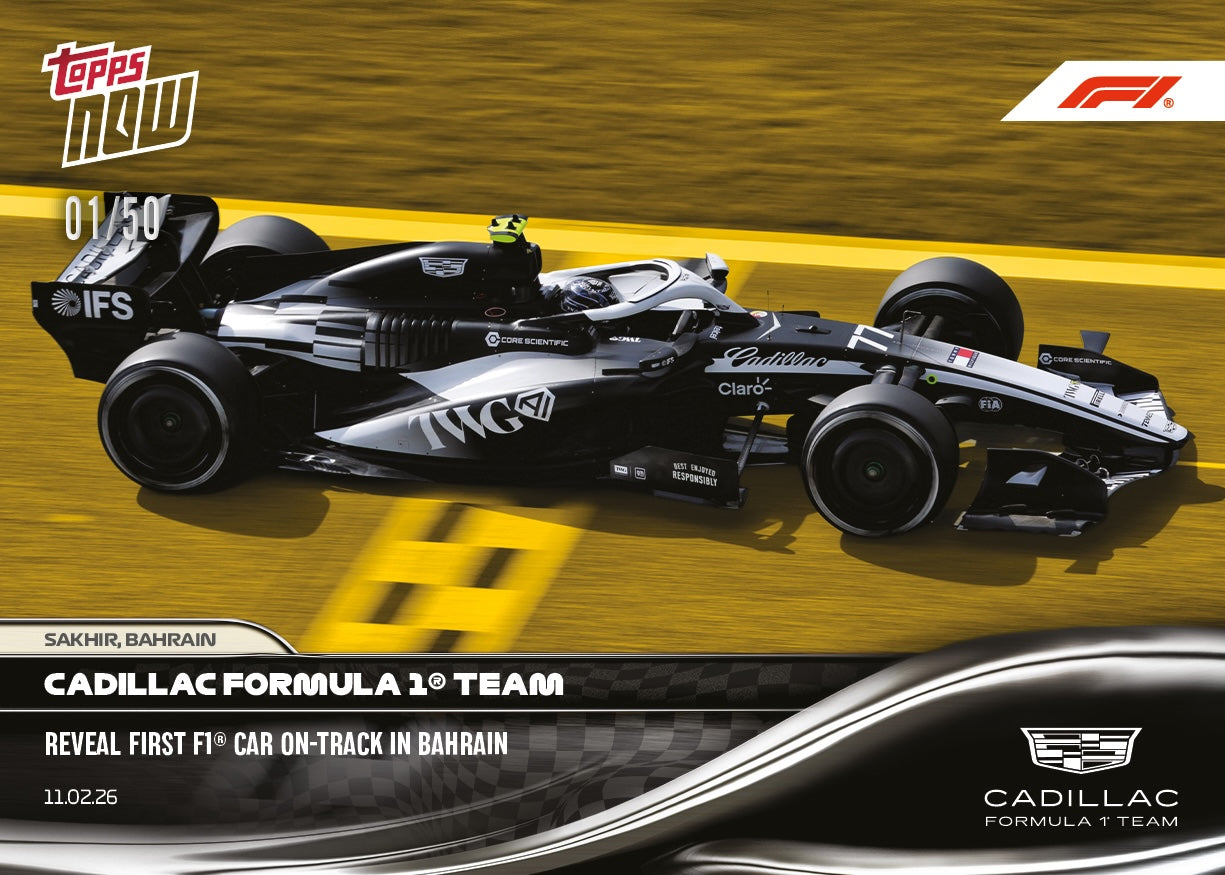 Cadillac Formula 1 Team - 2026 Formula 1 Topps NOW - Card 11 - PR: 8897 - Image 7