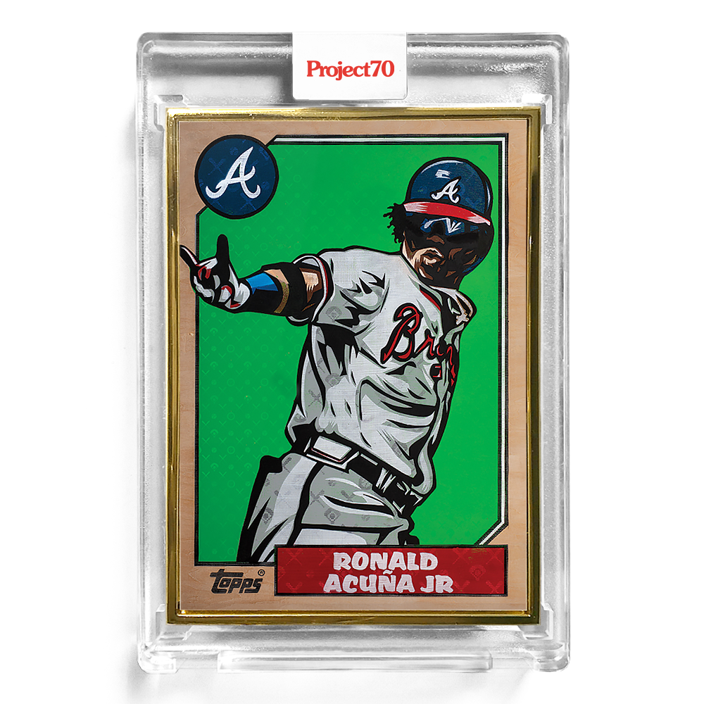 Topps Project70 Card 56 - 1987 Ronald Acuna Jr. by Blake Jamieson - Print Run: 6111 - Image 2