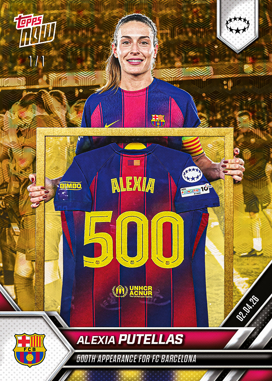 Alexia Putellas - 2025-26 UWCL Topps NOW - Card 26 - PR: 2080 - Image 3