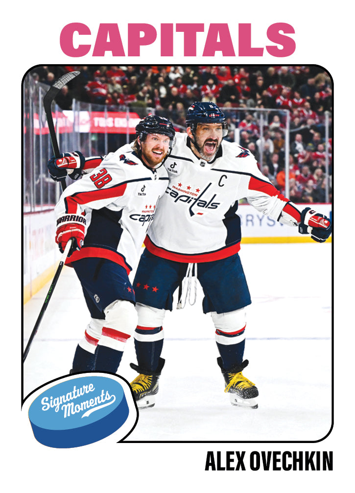 Alex Ovechkin - 2025-26 NHL Topps NOW - Sticker # 42 Pack - PR: 495 - Image 2