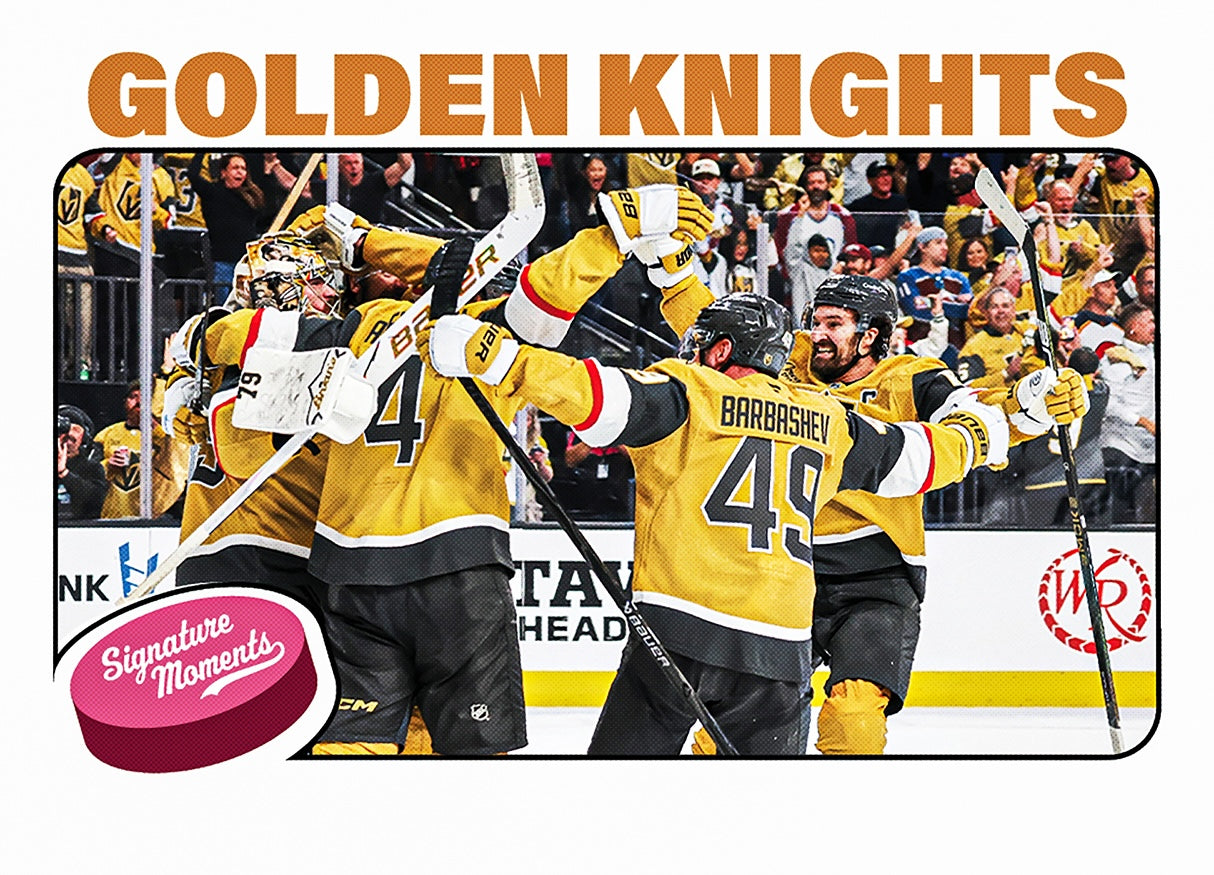 Alternative view of Vegas Golden Knights - 2025-26 NHL Topps NOW - Sticker # 186 Pack - PR: 375