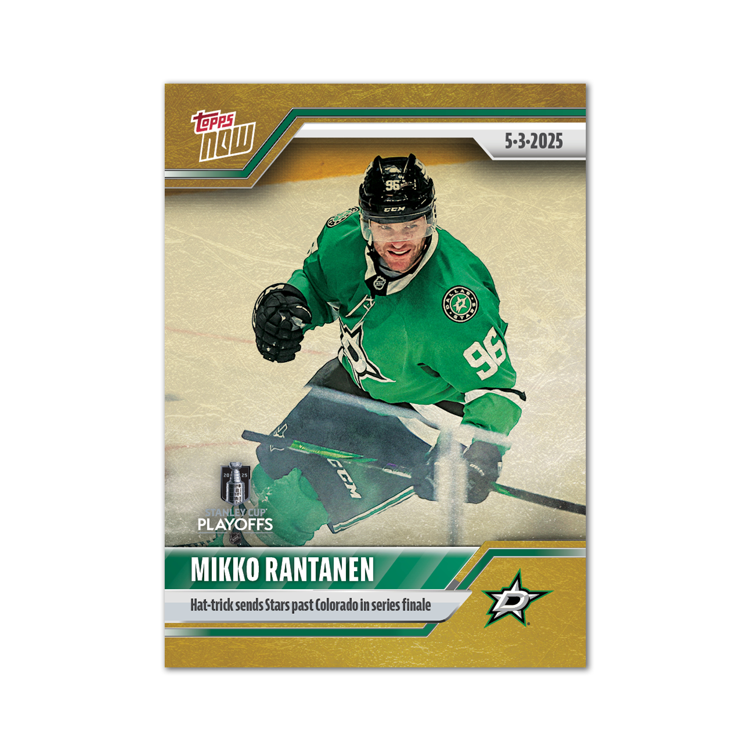 Mikko Rantanen - 2024-25 NHL Topps NOW - Sticker # 175 Pack - PR: 310 - Image 2