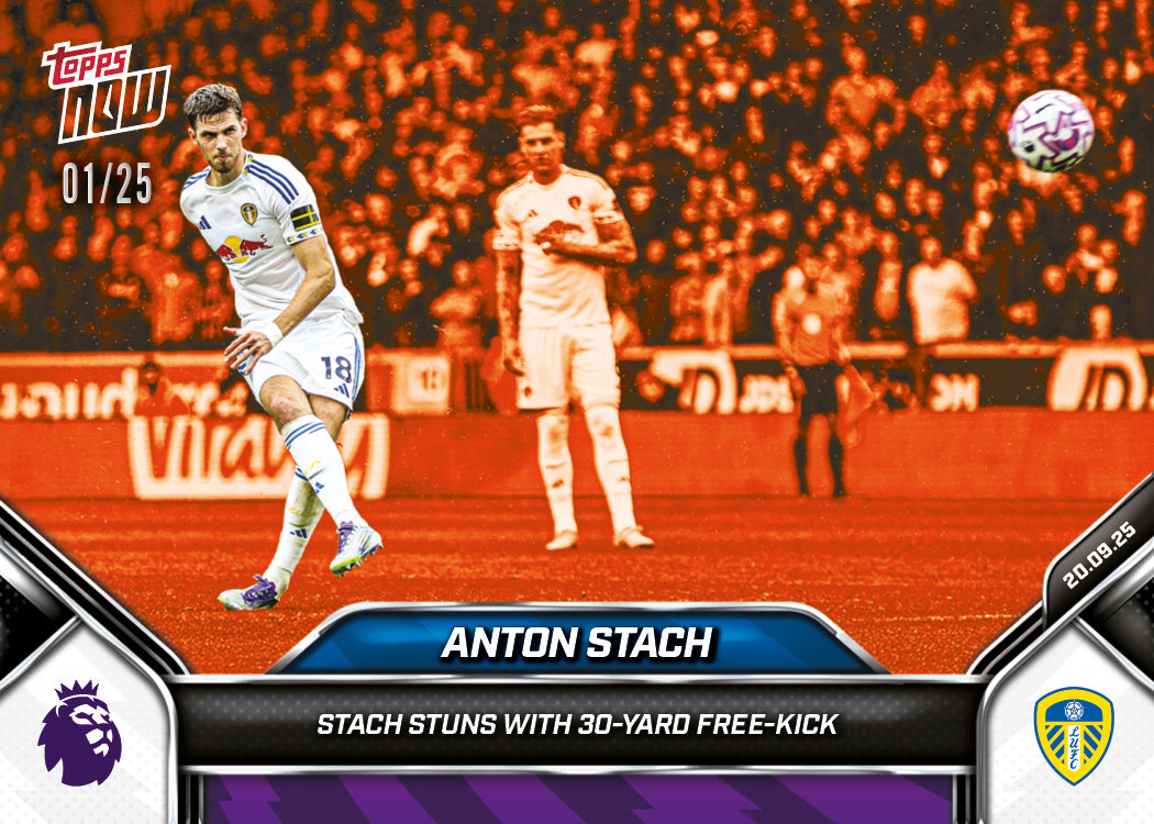 Anton Stach - 2025-26 Premier League Topps NOW - Card 23 - PR: 355 - Image 5
