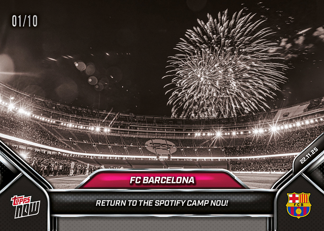 FC Barcelona - 2025 FC Barcelona Topps NOW - Card 4 - PR: 1425 - Image 4