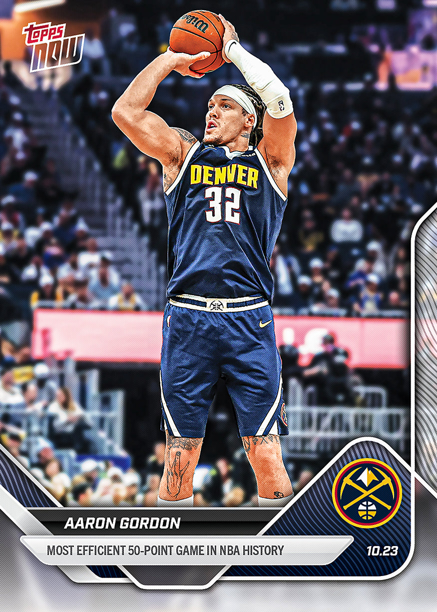 Aaron Gordon - 2025-26 NBA Topps NOW - Card 21 - PR: 494