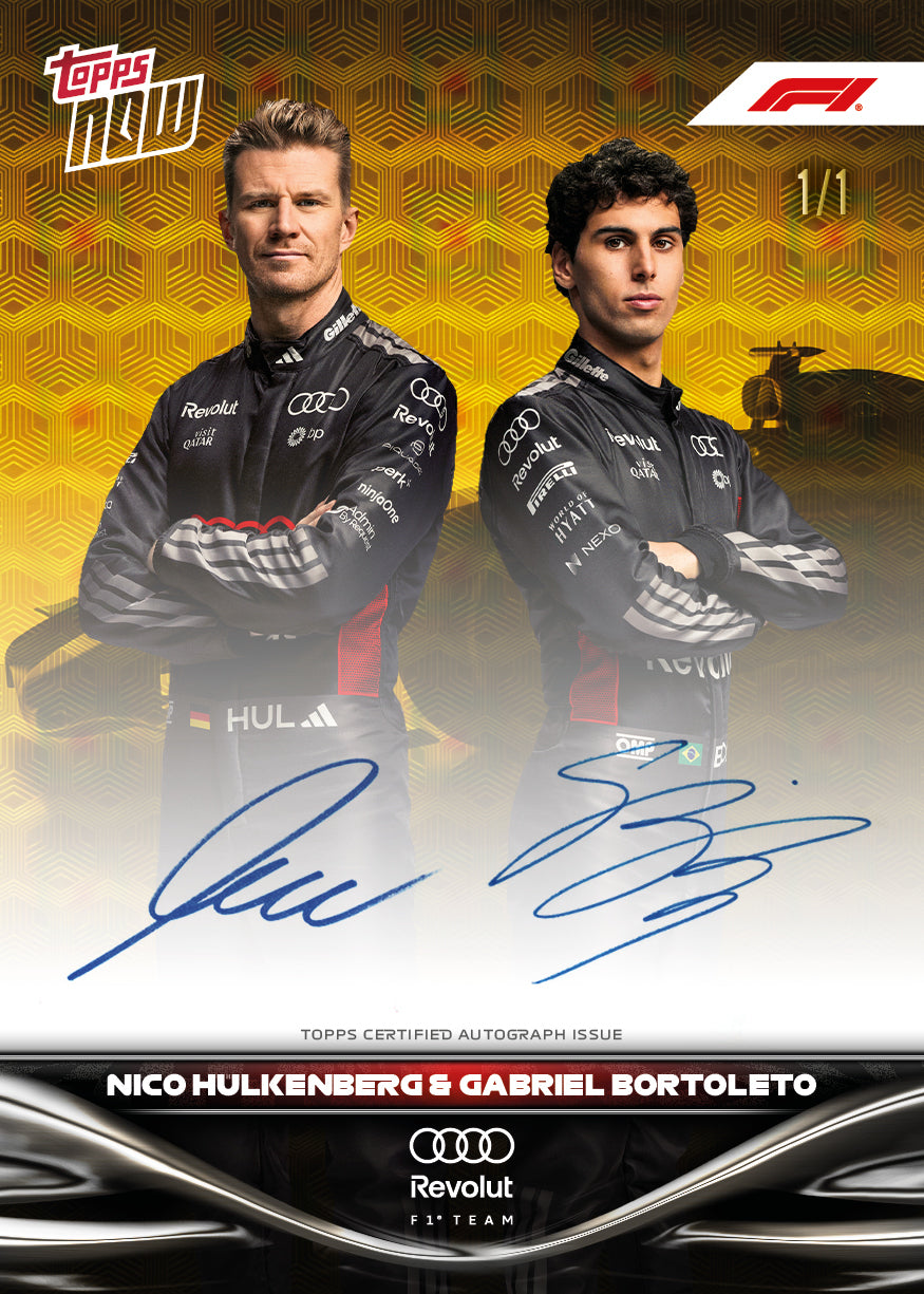 Audi Revolut F1 Team - 2026 Formula 1 Topps NOW - Card 3 - PR: 3951 - Image 2