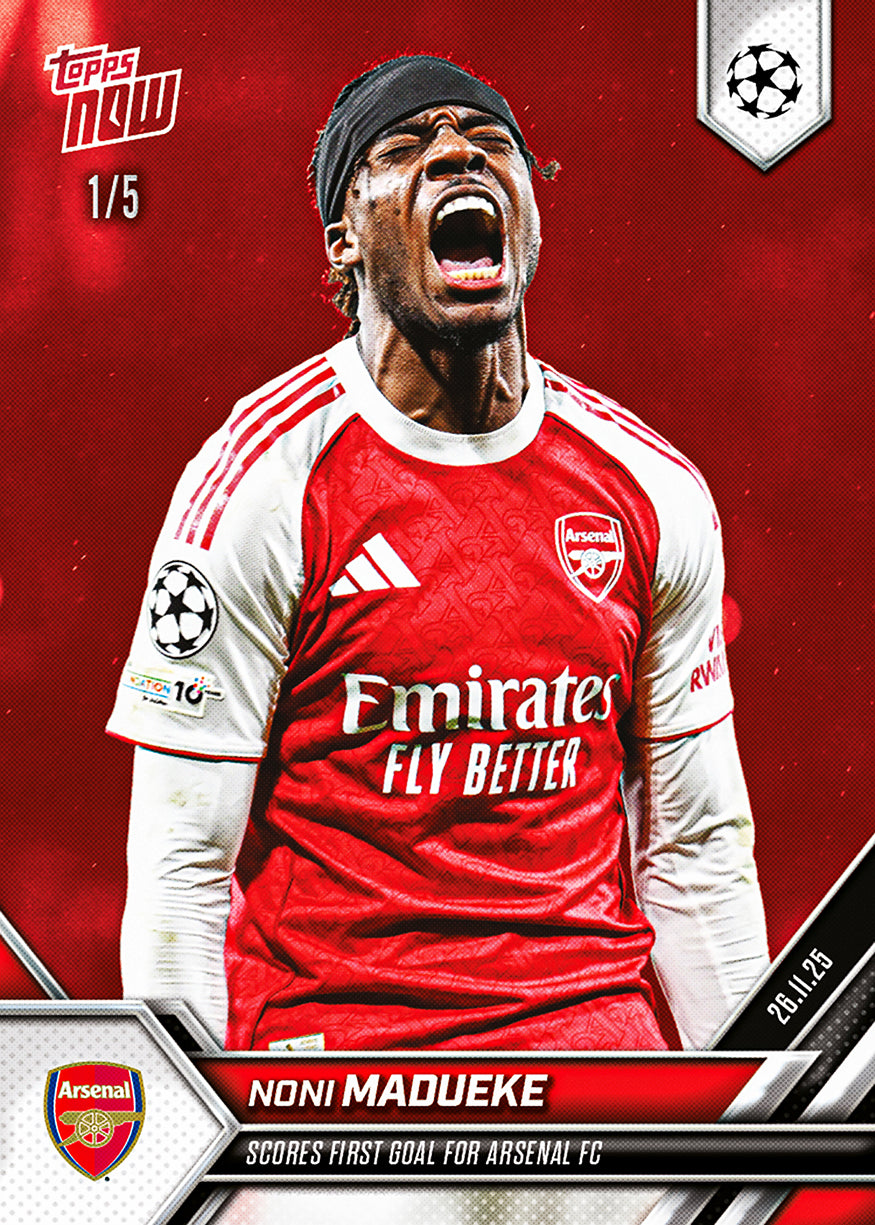 Noni Madueke - 2025-26 UCL Topps NOW - Card 60 - PR: 657 - Image 3