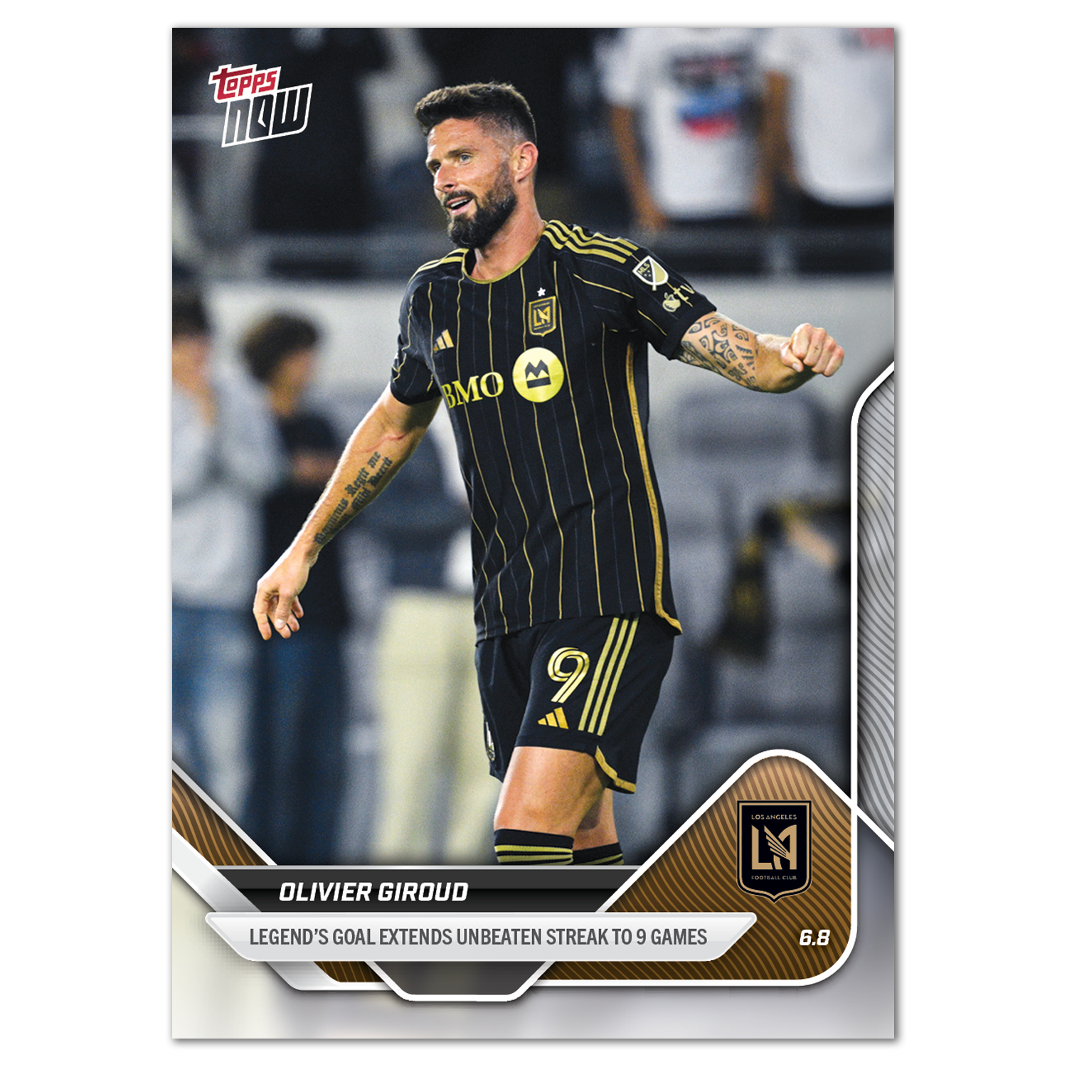 Olivier Giroud - 2025 MLS Topps NOW - Card 51 - PR: 122