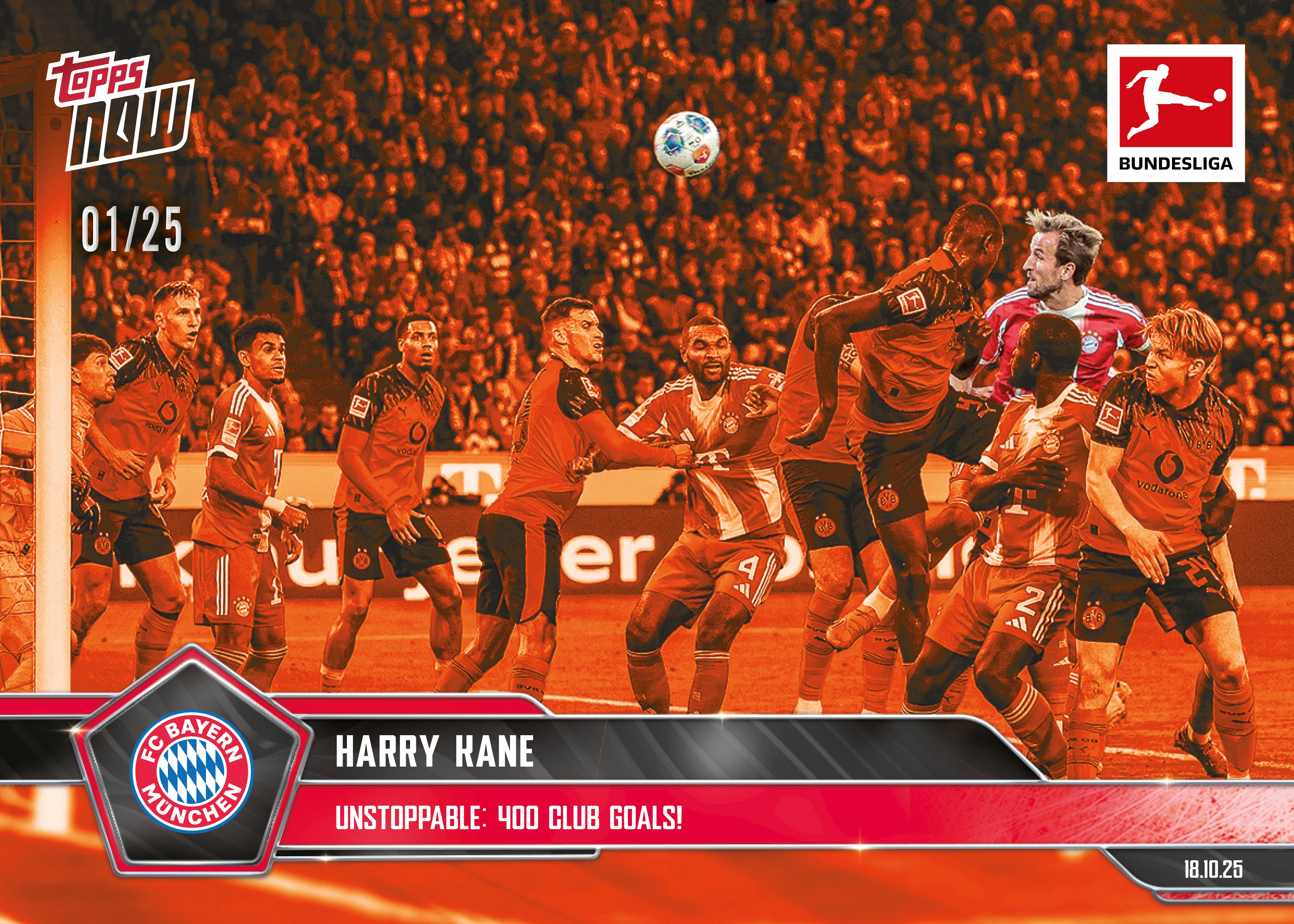 Harry Kane - 2025-26 Bundesliga Topps NOW - Card 43 - PR: 513 - Image 5