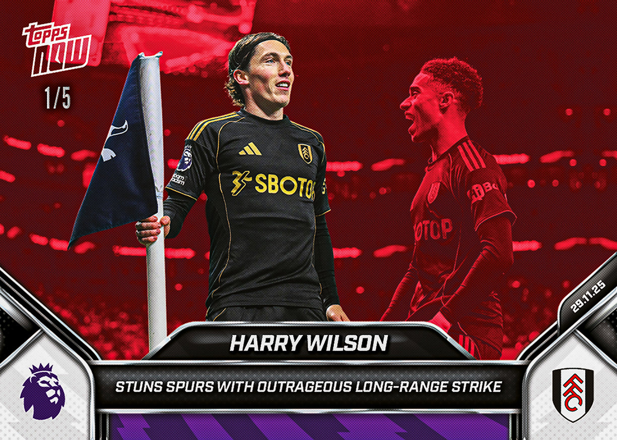 Harry Wilson - 2025-26 Premier League Topps NOW - Card 66 - PR: 154 - Image 3
