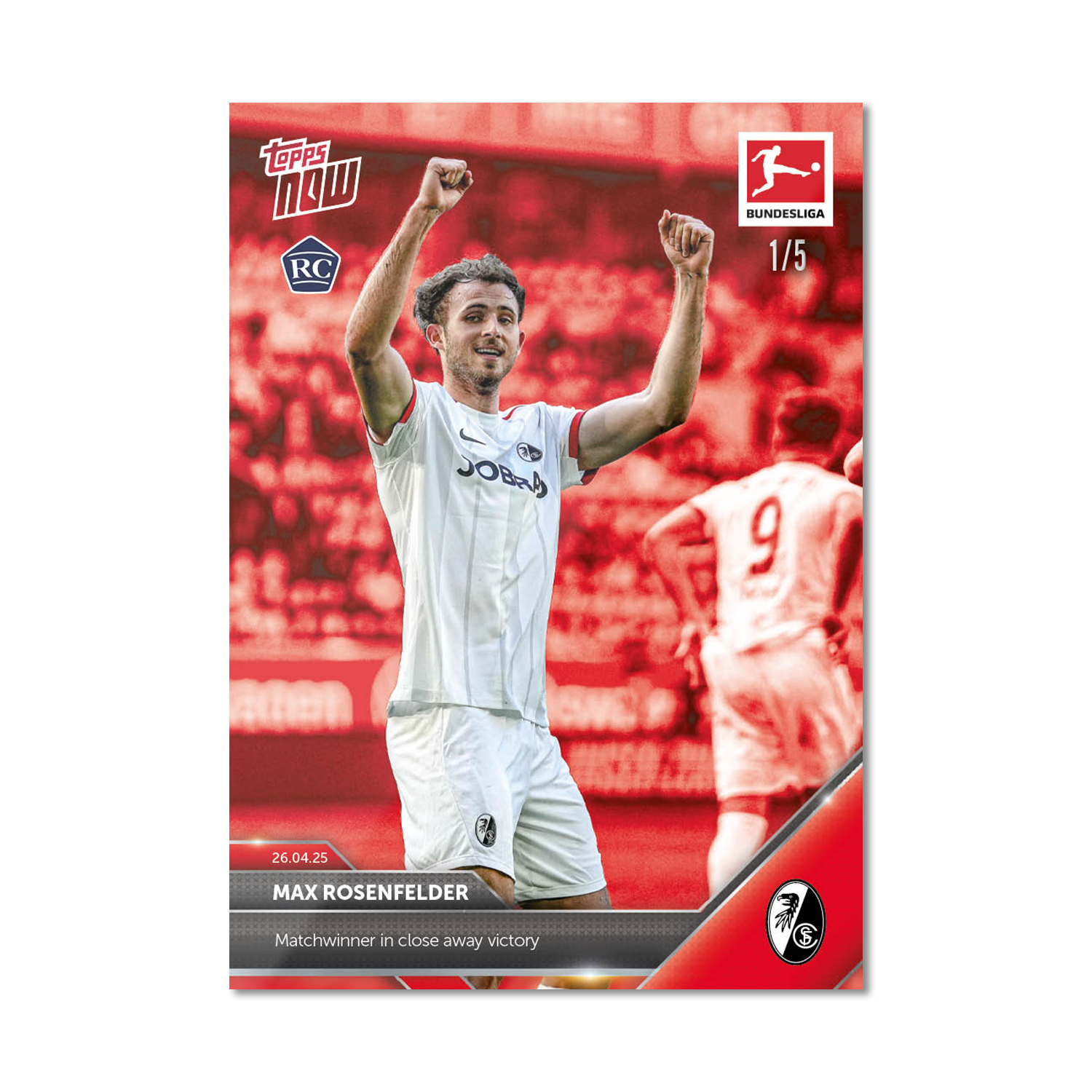 Max Rosenfelder - 2024-25 Bundesliga Topps NOW Card 172 - PR: 129 - Image 4