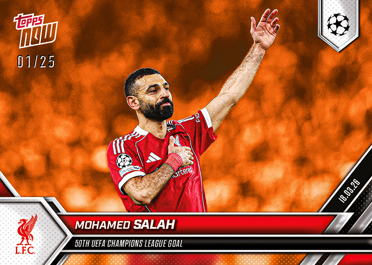 Mohamed Salah - 2025-26 UCL Topps NOW - Card 114 - PR: 2573 - Image 6