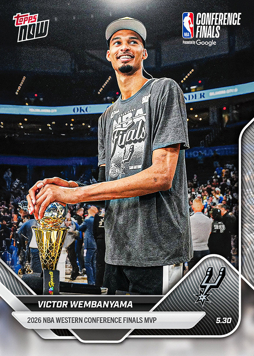 Victor Wembanyama - 2025-26 NBA Topps NOW - Card 324 - PR: 63377