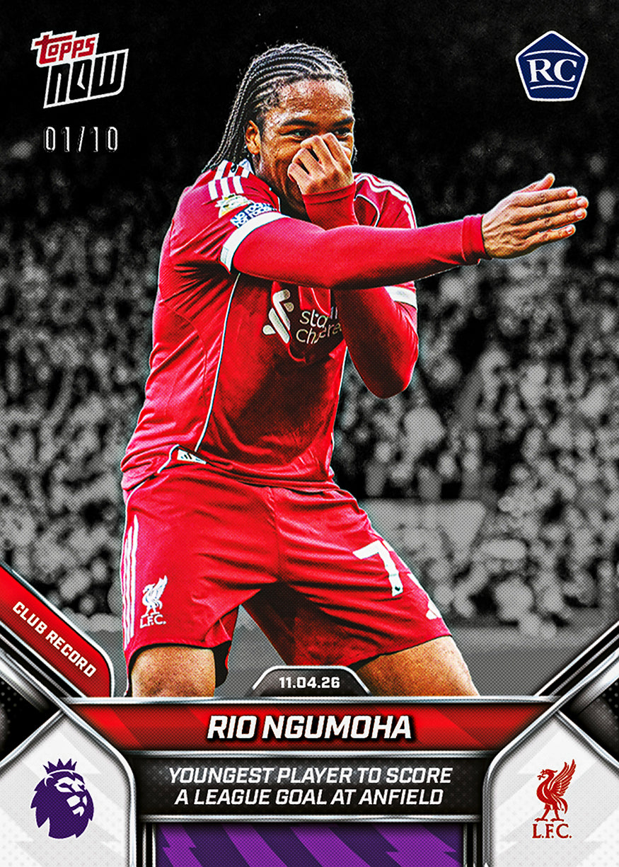 Rio Ngumoha - 2025-26 Premier League Topps NOW - Card 167 - PR: 5130 - Image 4
