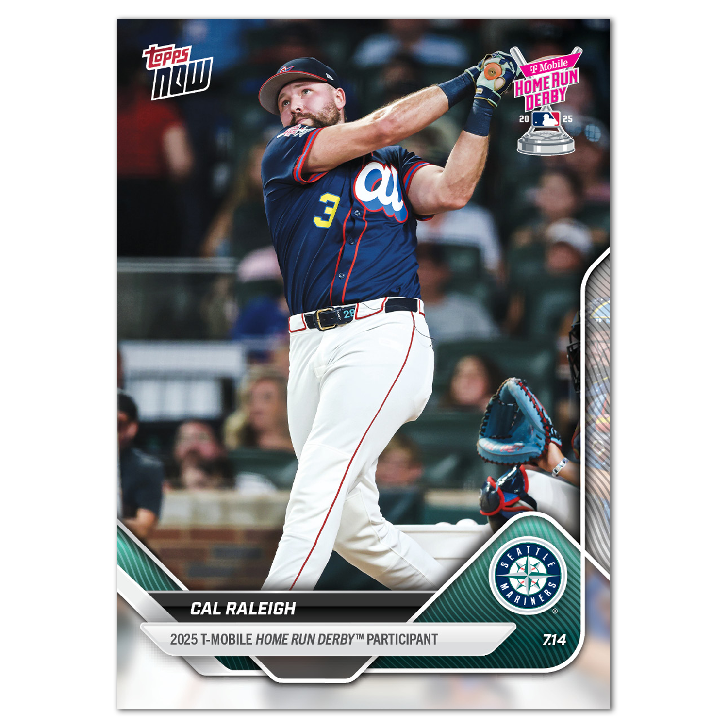 2025 Home Run Derby Set - MLB Topps NOW - 9 Card Set - PR: 3816 - Image 5