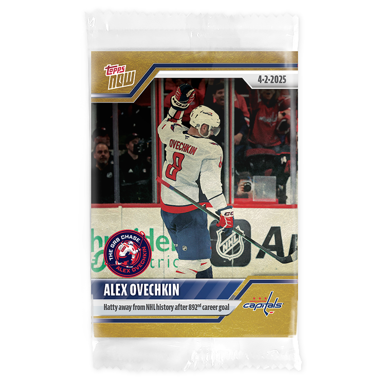 Alex Ovechkin - 2024-25 NHL Topps NOW - Sticker # 150 Pack - PR: 2610 - Image 2