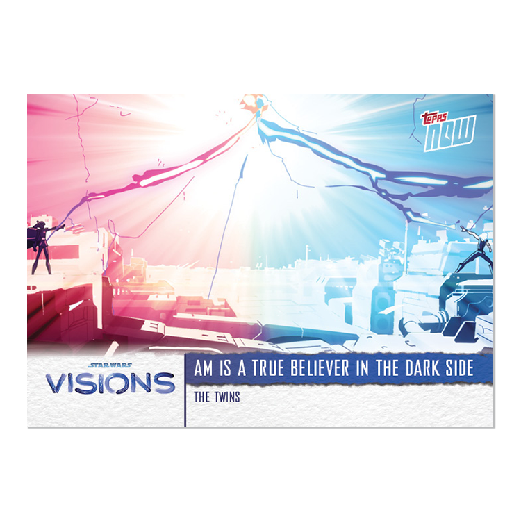 2021 Star Wars Visions TOPPS NOW - 5-Card Pack - The Twins - PR: 461 - Image 4