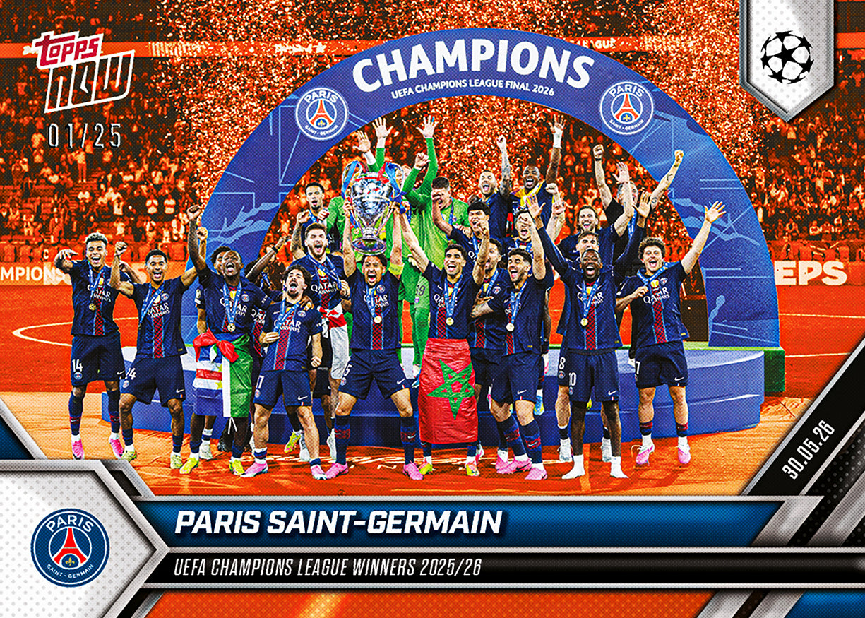 Paris Saint-Germain - 2025-26 UCL Topps NOW - Card 138 - PR: 4056 - Image 7
