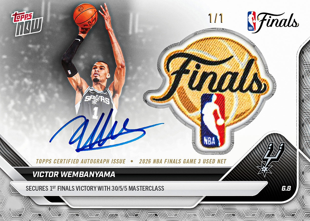 Victor Wembanyama - 2025-26 NBA Topps NOW - Card 335 - PR: 34286 - Image 2