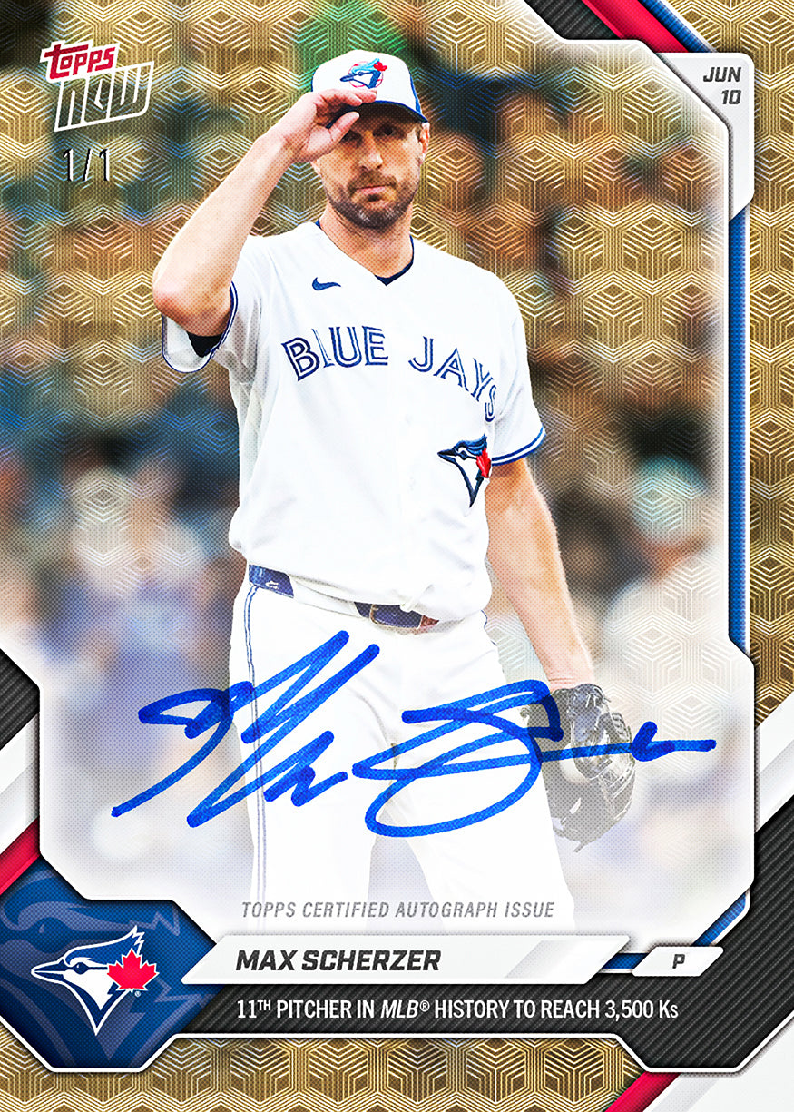 Max Scherzer - 2026 MLB Topps NOW - Card 316 - PR: 1618 - Image 2