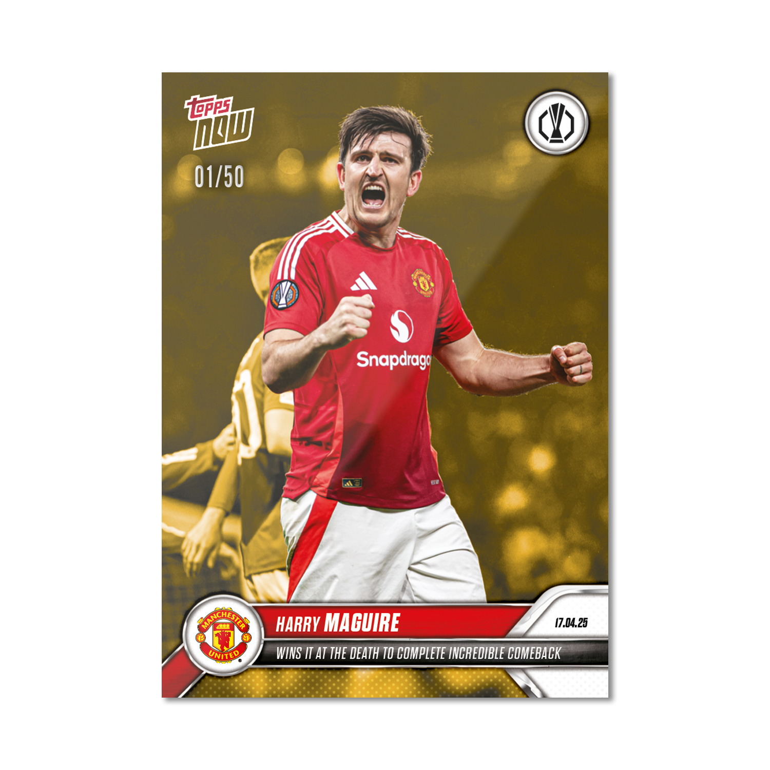 Harry Maguire - 2024-25 UEL Topps NOW Card 29 - PR: 714 - Image 7