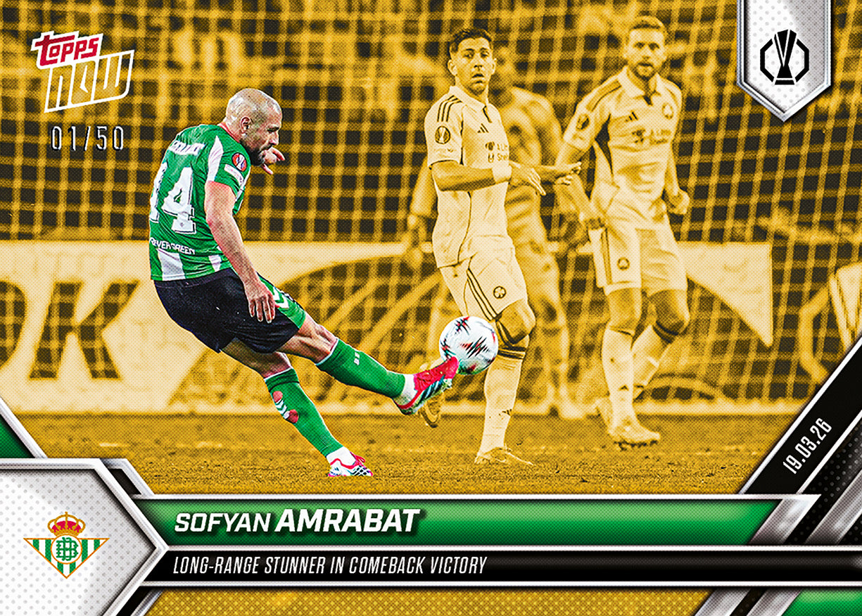 Sofyan Amrabat - 2025-26 UEL Topps NOW - Card 25 - PR: 80 - Image 6