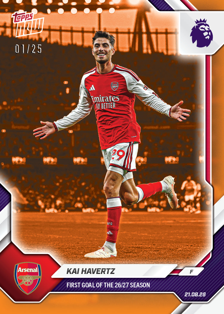 Kai Havertz - 2026-27 Premier League Topps NOW - Card 1 - PR: 2428 - Image 5