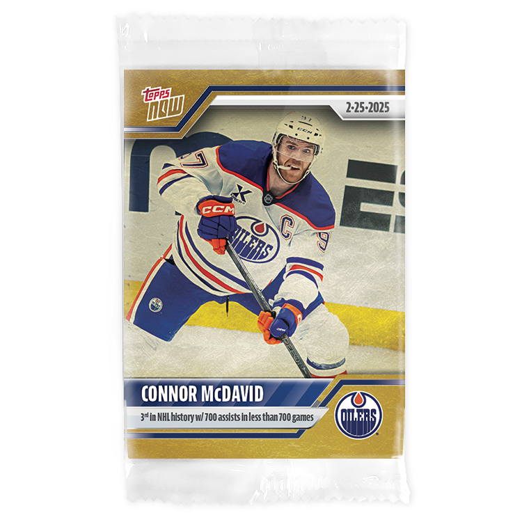 Connor McDavid - 2024-25 NHL Topps NOW - Sticker # 119 Pack - PR: 365 - Image 2