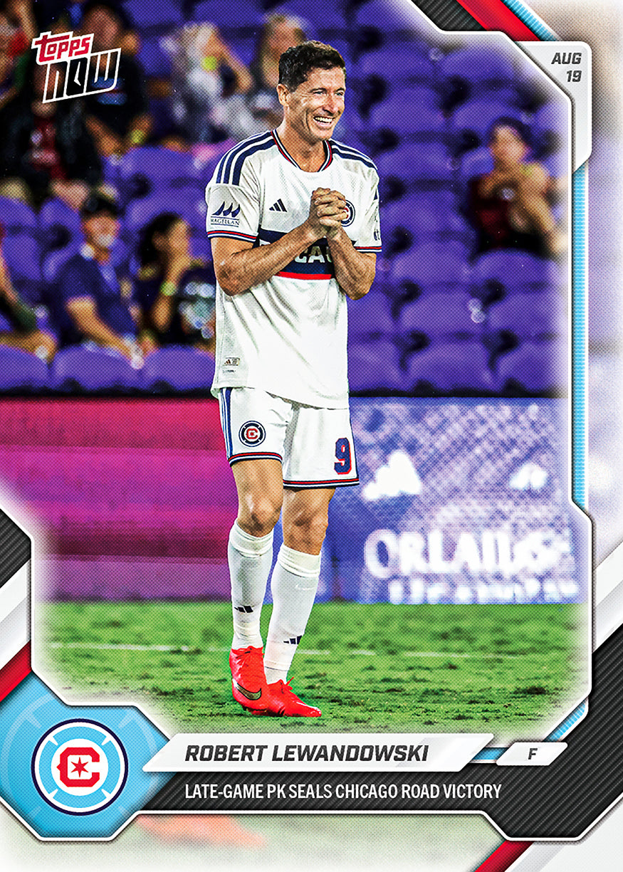 Robert Lewandowski - 2026 MLS Topps NOW - Card 66 - PR: 605