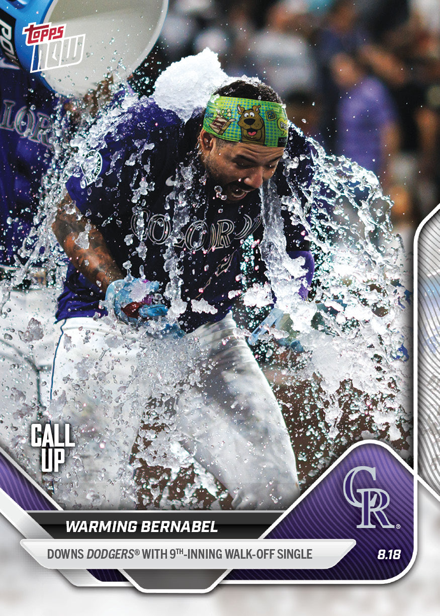 Warming Bernabel - 2025 MLB Topps NOW - Card 572 - PR: 944
