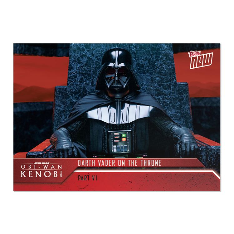 2022 Topps Now Star Wars: Obi-Wan Kenobi 5-Card Pack (Part VI) - PR: 1503 - Image 9