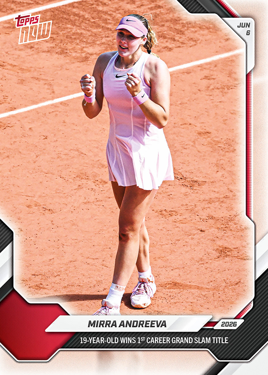 Mirra Andreeva - 2026 Topps NOW Tennis - Card 17 - PR: 2005