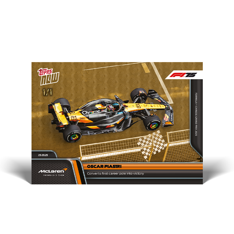 Oscar Piastri - 2025 Formula 1 Topps NOW Card 21 - PR: 857 - Image 7