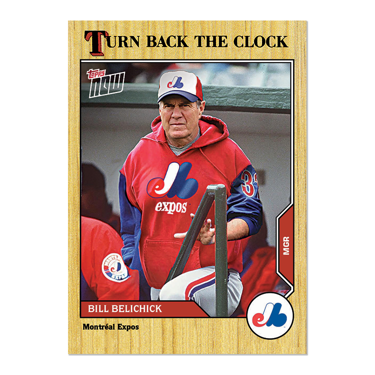 Bill Belichick TOPPS NOW Turn Back the Clock Card BB1 - PR: 26936 - Image 2