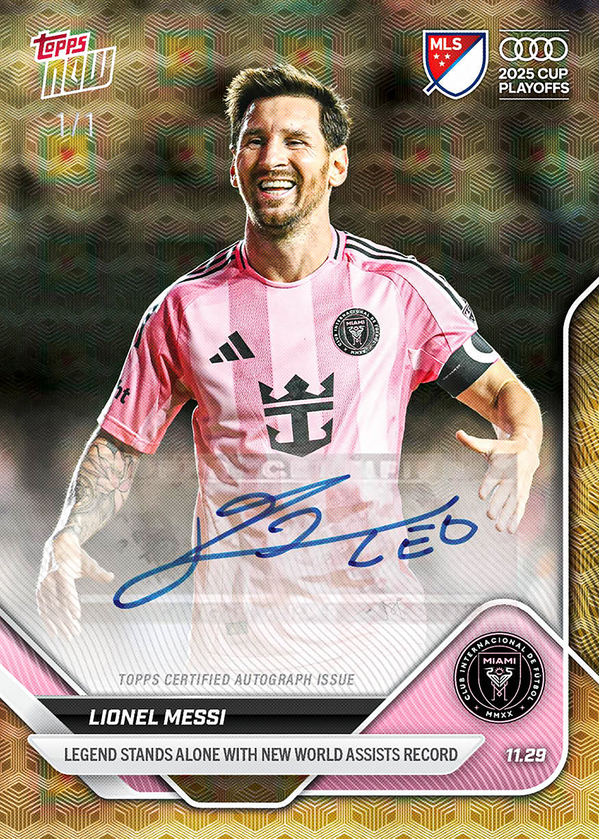 Lionel Messi - 2025 MLS Topps NOW - Card 139 - PR: 4975 - Image 2